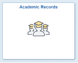 Academic Records tile