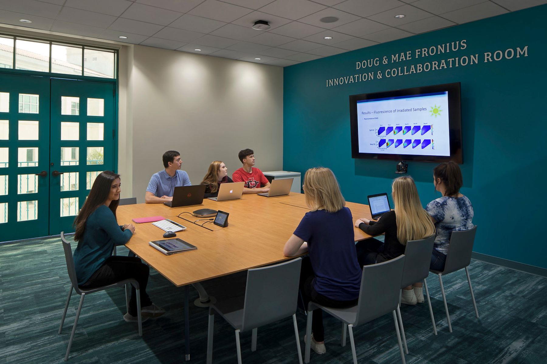 ta in conf room